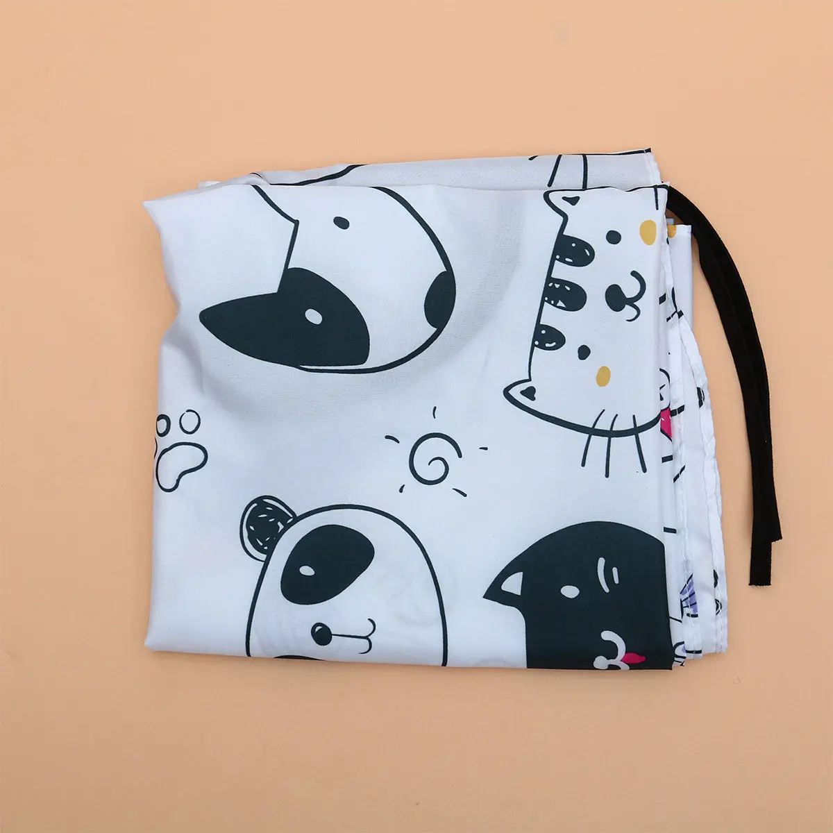 Capa de peluquería infantil impermeable con dibujos animados - imagen 4