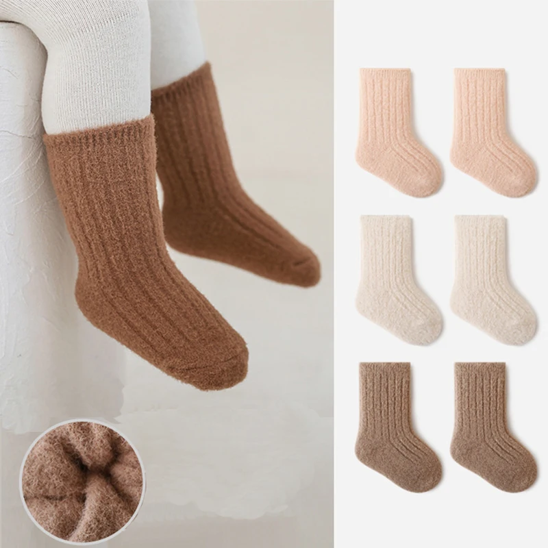 Calcetines de invierno aterciopelados para bebé - imagen 3