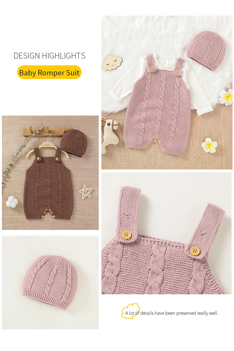 Vista del conjunto con gorrito a juego