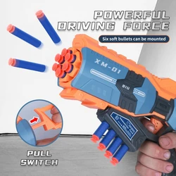 Pistola de dardos de espuma de mano para niños, exterior