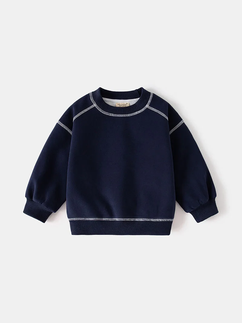Sudadera con capucha MILANCEL para niño – Diseño contraste primavera - imagen 5