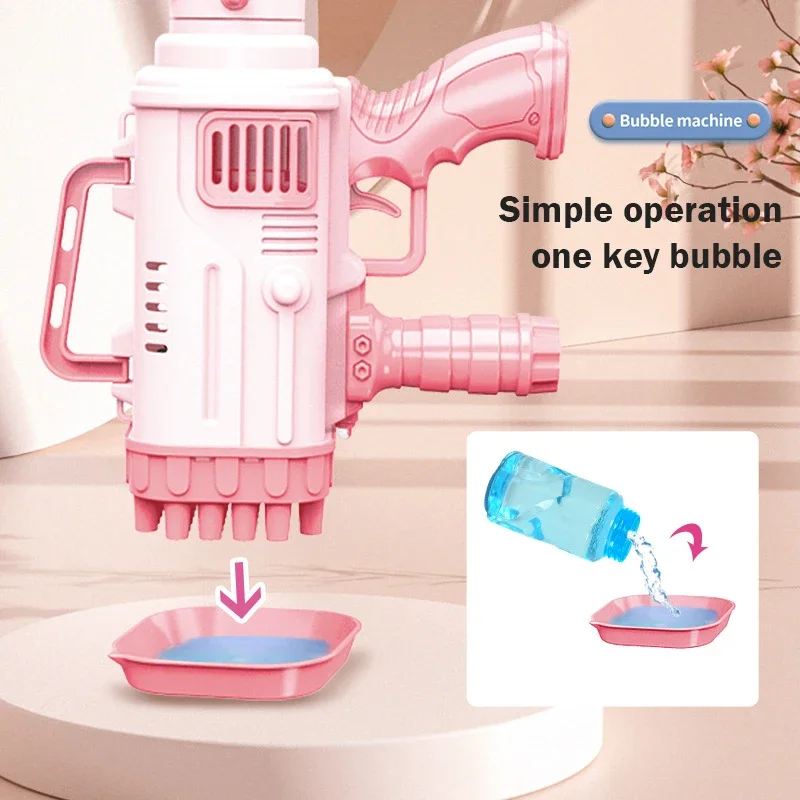 Pistola de burbujas automática con luz para niños - imagen 2