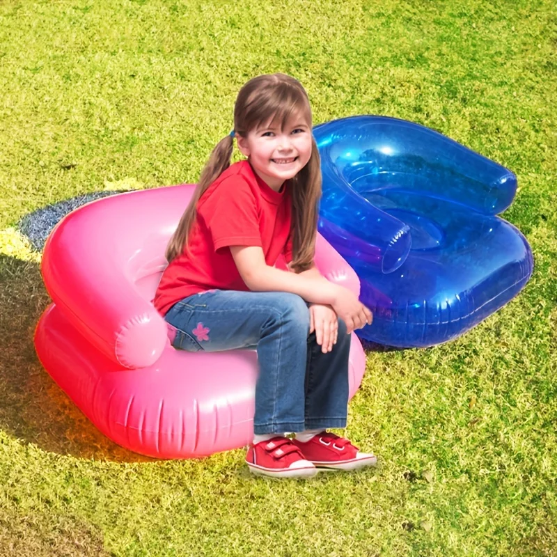 Silla inflable para niños de playa y camping, portátil de viaje