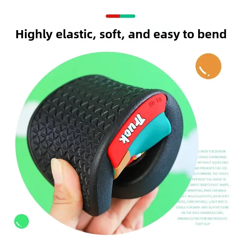 Pantuflas de baño antideslizantes para niños PVC, suaves y fáciles - imagen 3