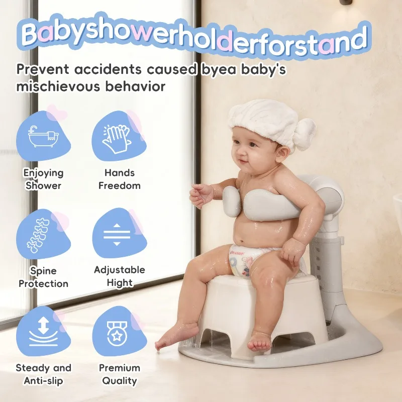Taburete de baño antideslizante para niño – Plegable - imagen 4
