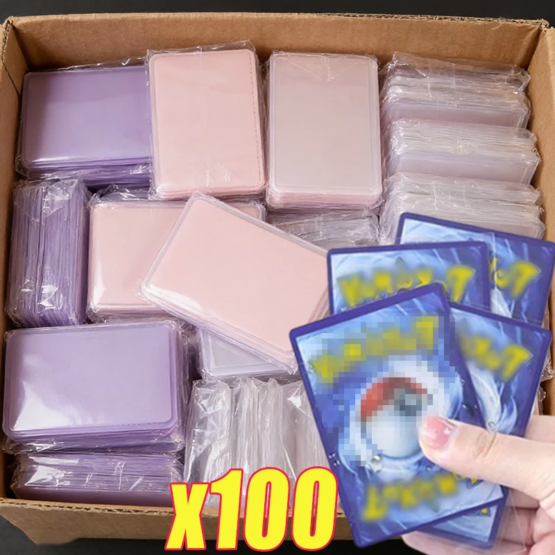 Fundas transparentes para tarjetas coleccionables infantiles