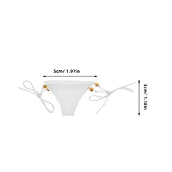 Traje de baño tipo bikini para niña de verano, conjunto playa
