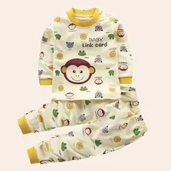 Conjunto infantil de algodón con dibujos animados para invierno