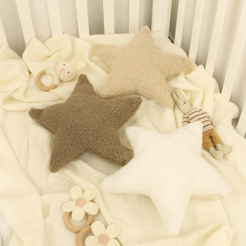 Almohada estrella de felpa suave para posar al bebé recién nacido - imagen 5