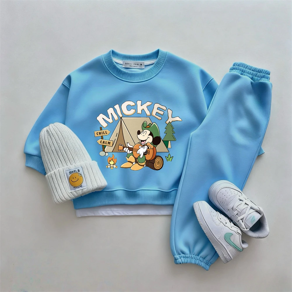 Chándal infantil de manga larga con sudadera Mickey Mouse - imagen 2