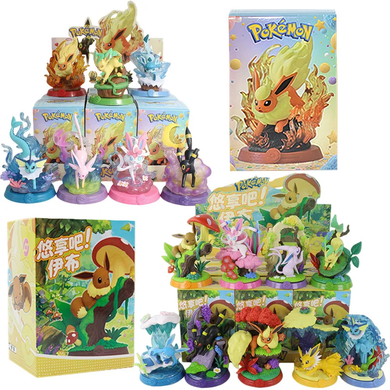 Figura de Pokémon Eeveelution con diseño de Glaceon y Sylveon - imagen 4