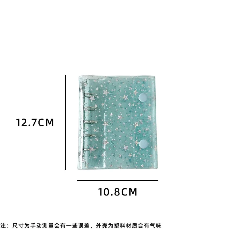 Carpeta transparente con estrella y hojas para cuaderno infantil - imagen 2