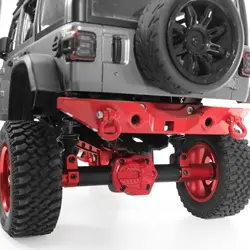 Ejes elevados delanteros y traseros de metal para crawler RC