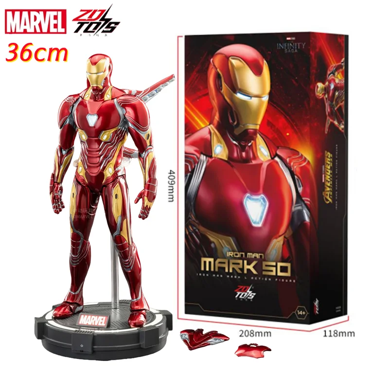 Figura de acción Iron Man Tony Stark coleccionable ZD Toys - imagen 2