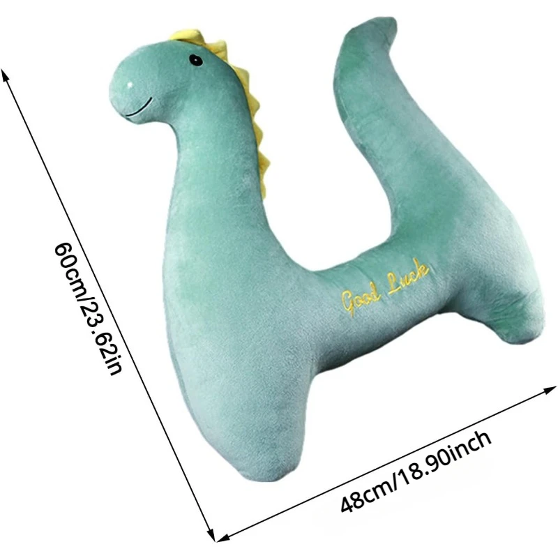 Cinturón seguridad infantil almohada con soporte dinosaurio unicornio - imagen 5