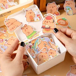 Pegatinas de capibara para manualidades y scrapbooking infantil
