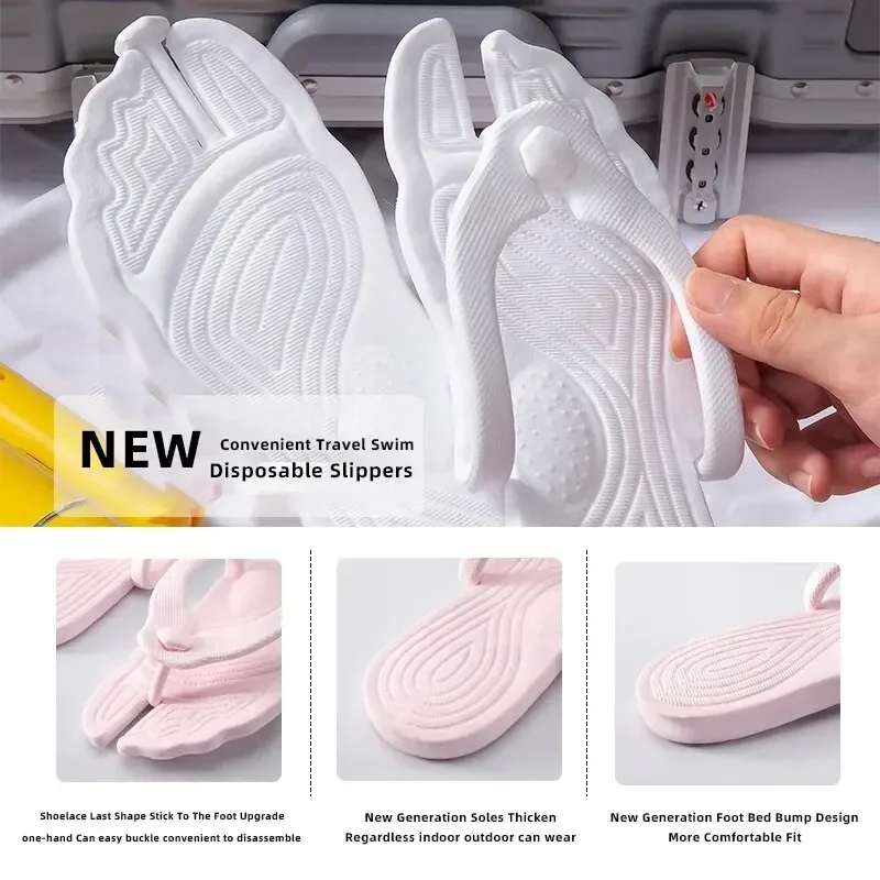 Zapatillas plegables antideslizantes de viaje para niños - imagen 3