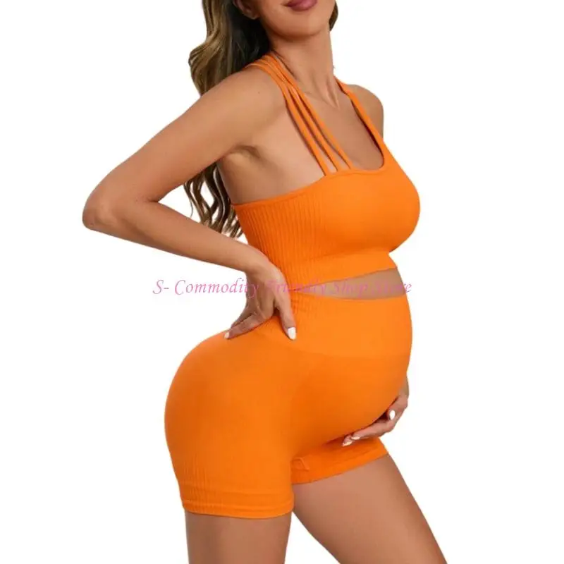 Conjunto de maternidad esencial para yoga prenatal y natación