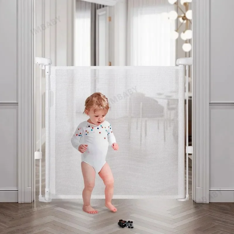 Barrera de seguridad retráctil para puertas y escaleras bebé - imagen 4