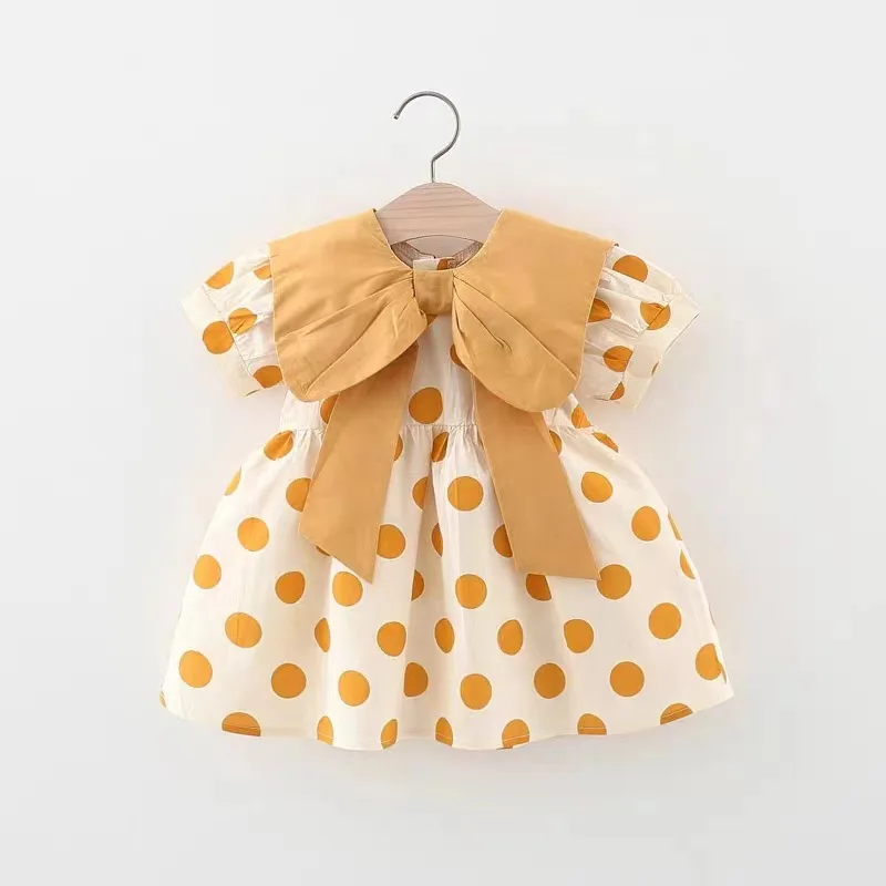 Vestido de algodón floral de verano para niña con sombrero - imagen 5