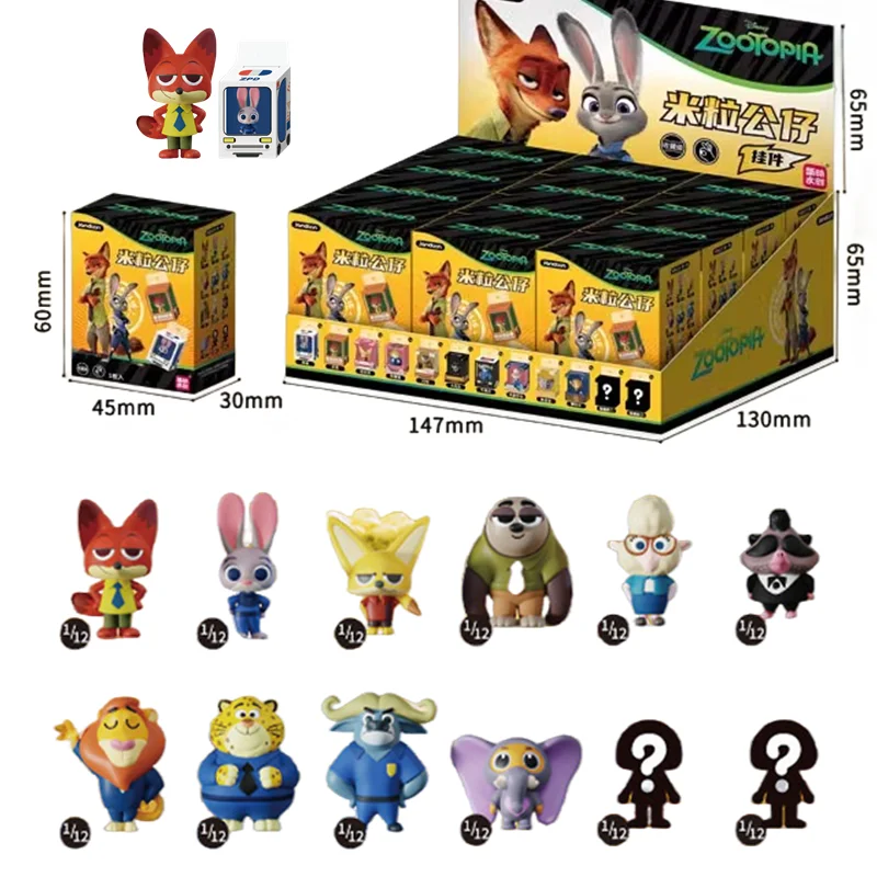 JANDOOM Figura coleccionable Zootopia de Judy Hopps y Nick Wilde - imagen 2