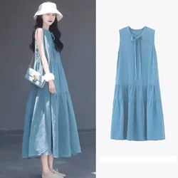 Vestido de maternidad bodycon sin mangas informal para otoño en casa