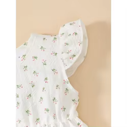 Body floral sin mangas para bebé niña - Ideal para verano