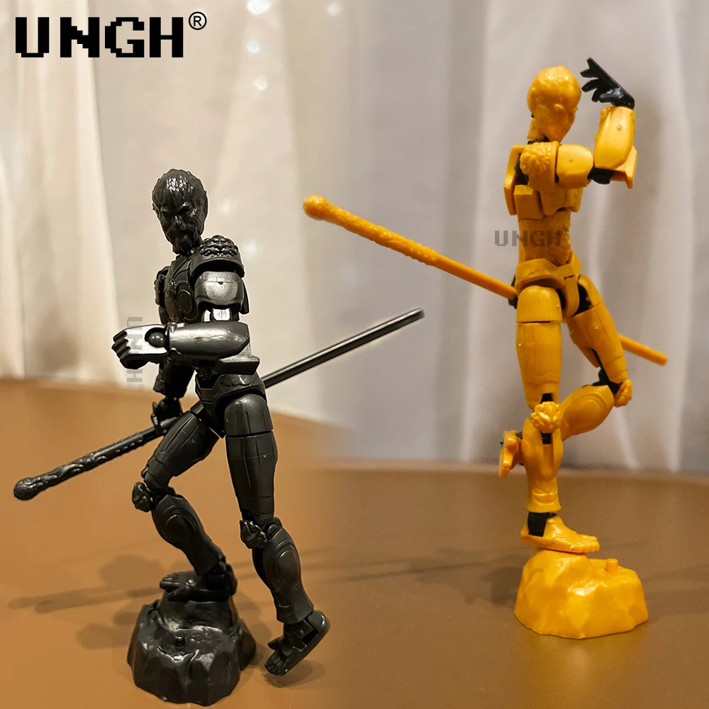 Figura infantil Wukong Myth Black Sun móvil 3D impresa UNGH - imagen 3