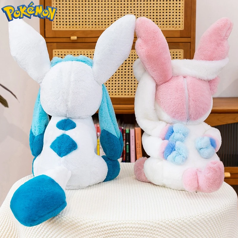 Peluche de Sylveon grande Pokémon para habitación infantil – Muñeco de peluche para regalo - imagen 3