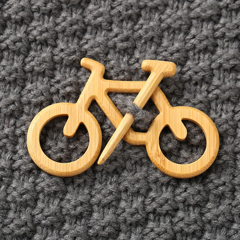 Broche de madera con diseño de animales para bebé y niño - imagen 5