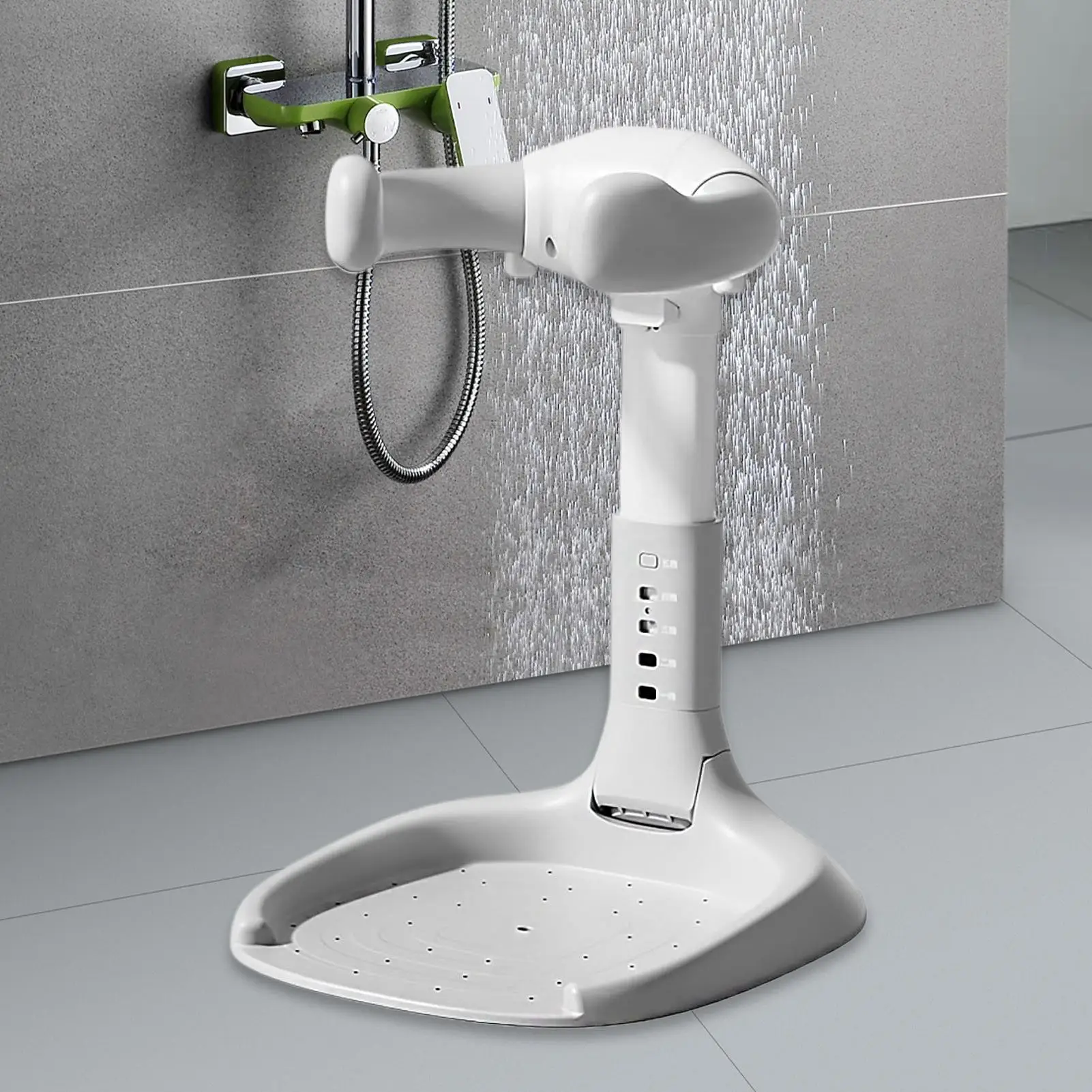 Soporte de baño para bebé con base antideslizante plegable - imagen 4