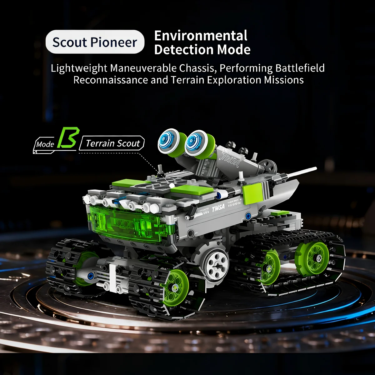 Robot transformable programable con control remoto y bloques - imagen 2