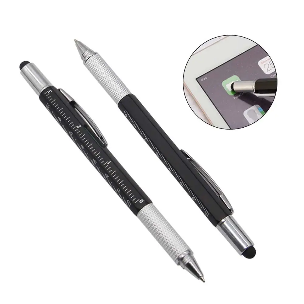 Lápiz capacitivo universal con nivel y recambio, bolígrafo táctil - imagen 3