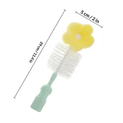 Cepillos para biberones y pajitas, limpieza profunda de difícil acceso