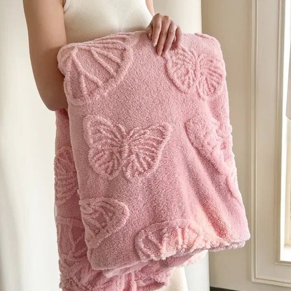 Manta de franela jacquard para bebé – Suave, cálida y multifuncional - imagen 3
