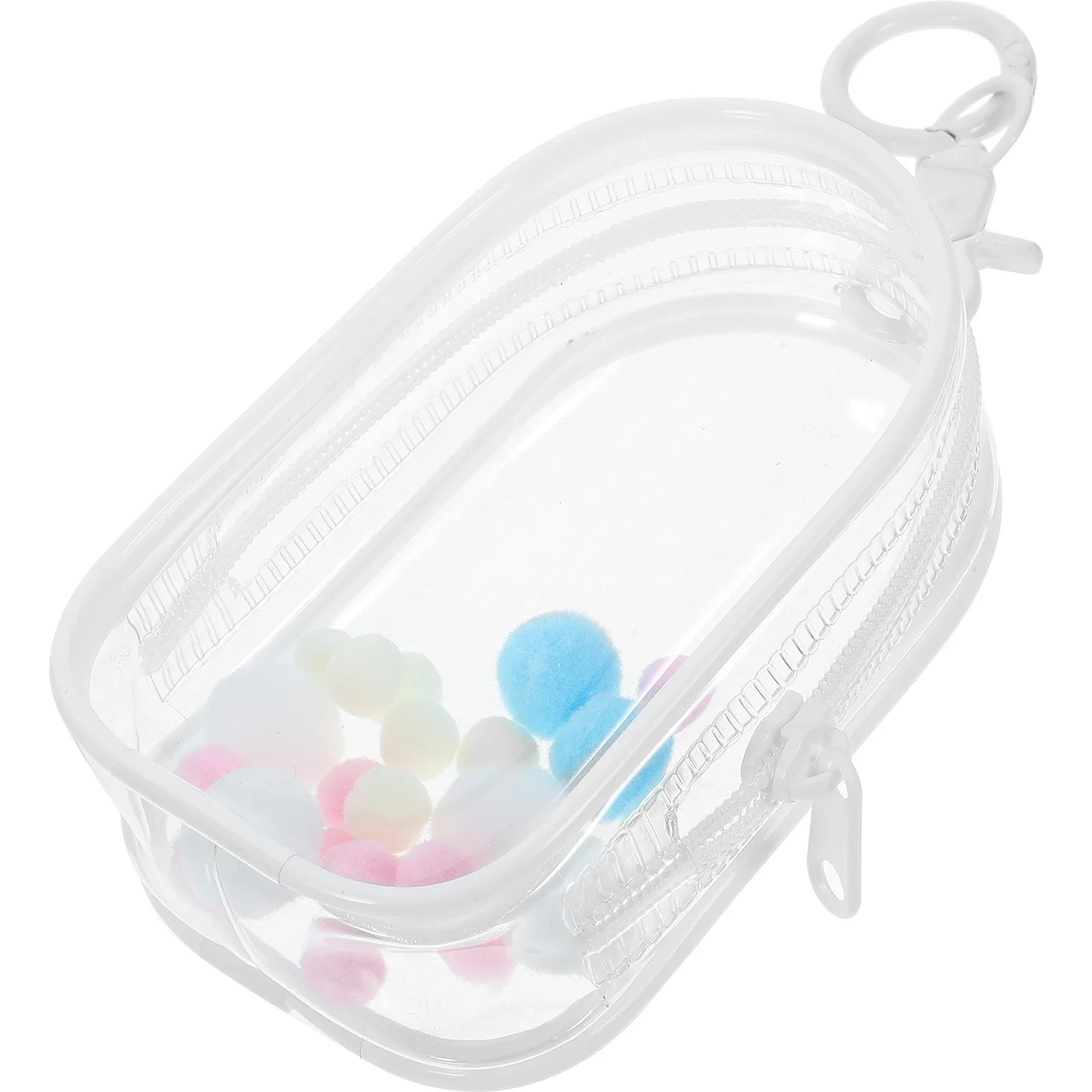 Bolsa impermeable transparente de PVC con cremallera para accesorios - imagen 4