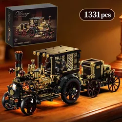 Bloques de construcción de coche steampunk vintage retro