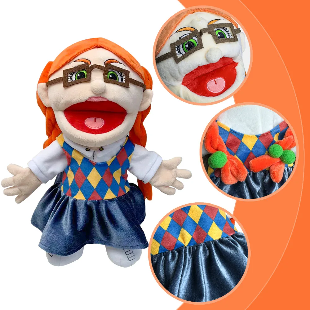 Marioneta de mano Jeffy zombie, juguete para regalo cumpleaños - imagen 3