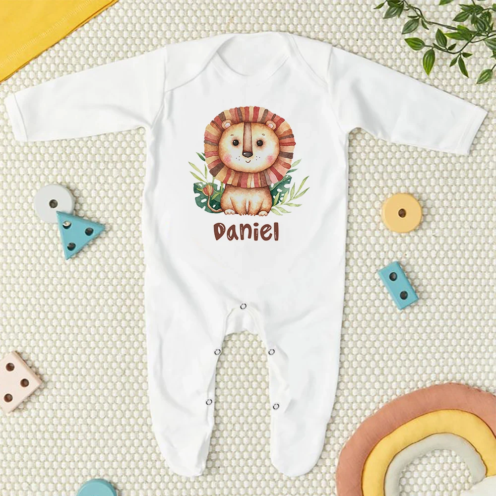 Body animal personalizado con nombre para recién nacido