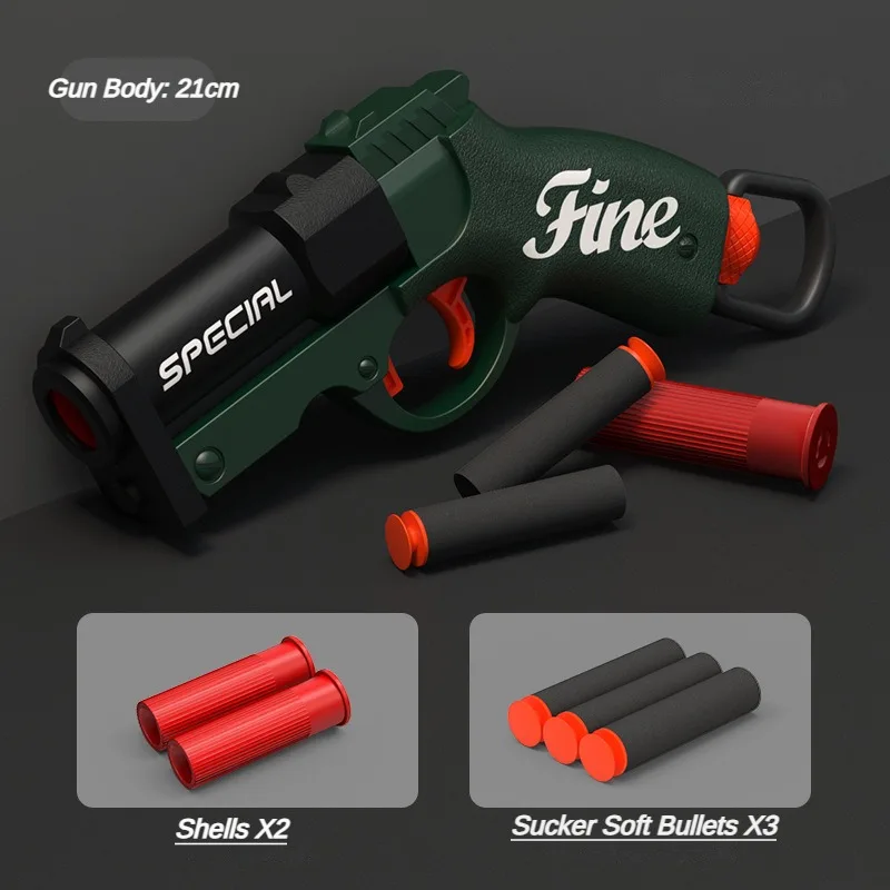 Pistola juguete lanzador de balas blandas estilo CS para exteriores - imagen 3
