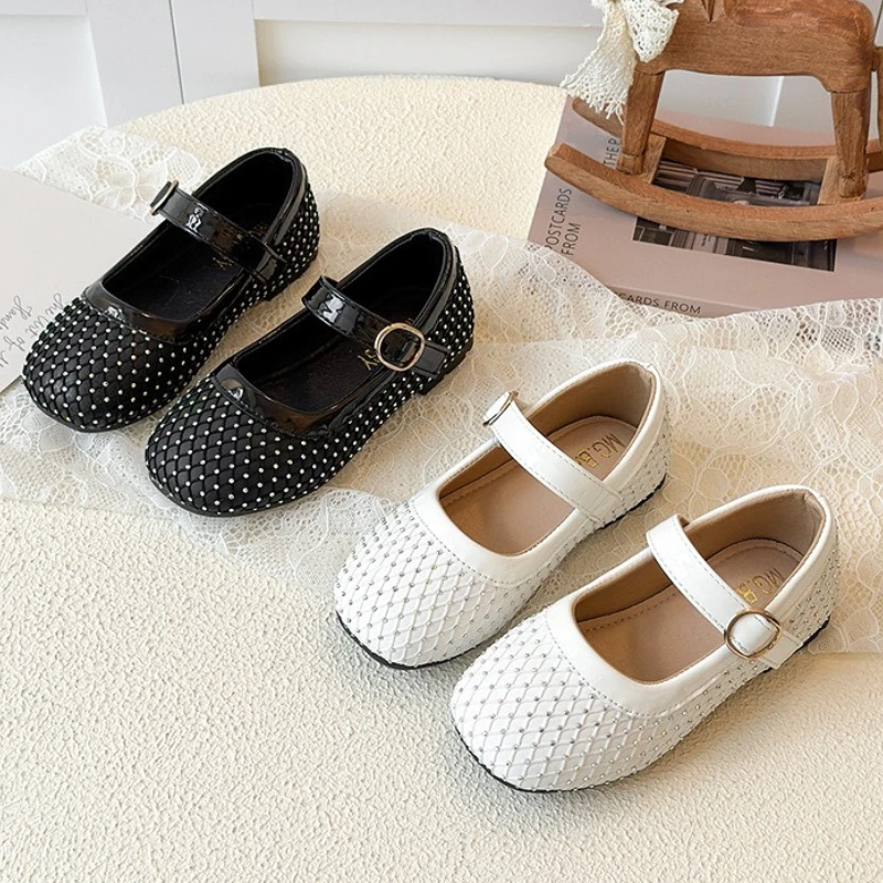 Zapatos de niña brillantes de princesa con diamantes de agua - imagen 2