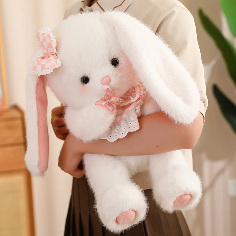 Peluche conejito, oso y gato suave tipo almohada para bebés - imagen 2