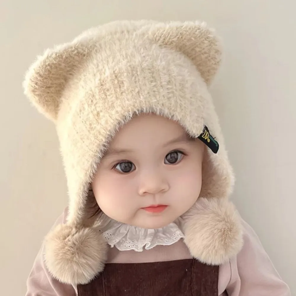 Gorro con orejeras térmico a prueba de viento tejido cálido - imagen 2