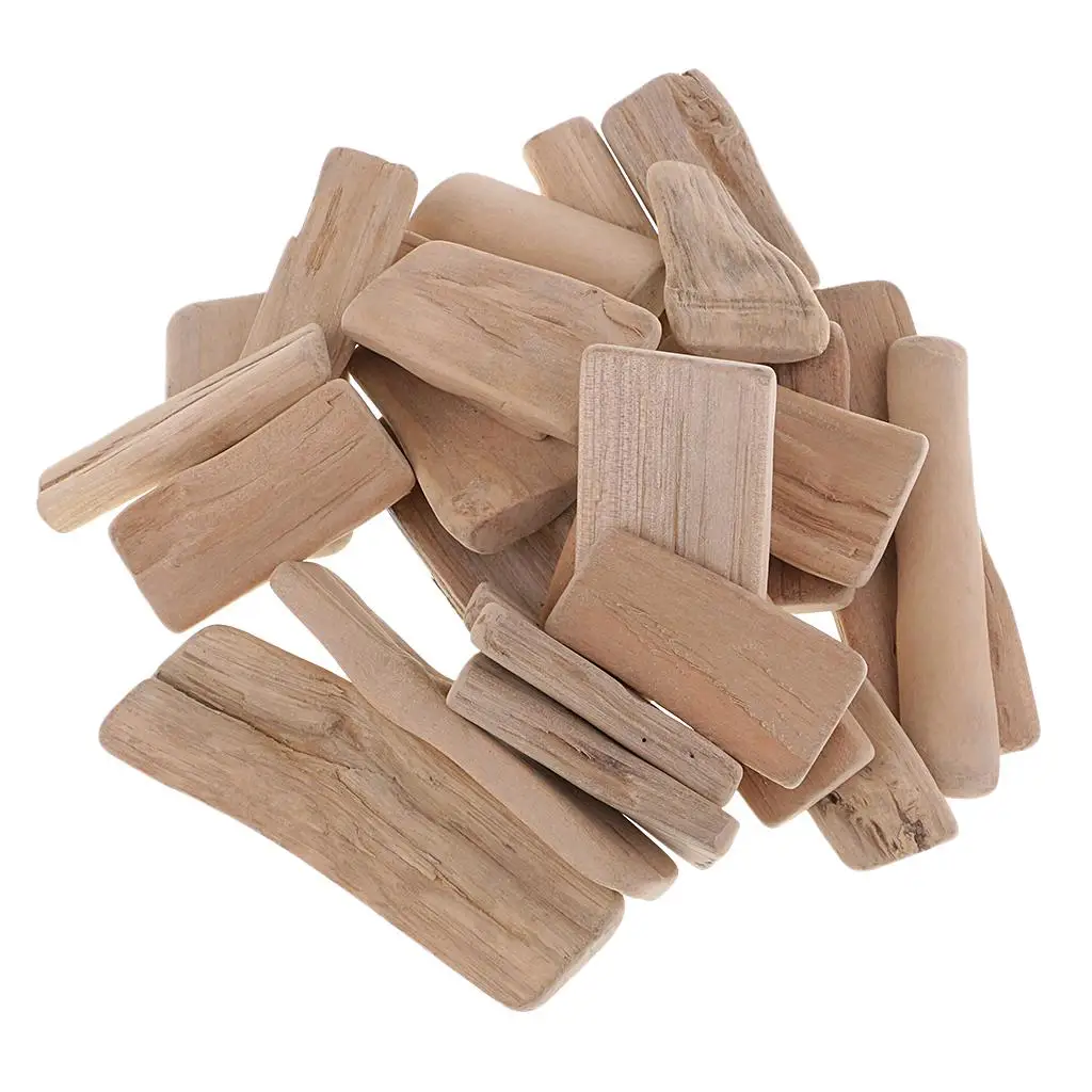 Bloques de madera rústica para manualidades: rodajas decorativas - imagen 2