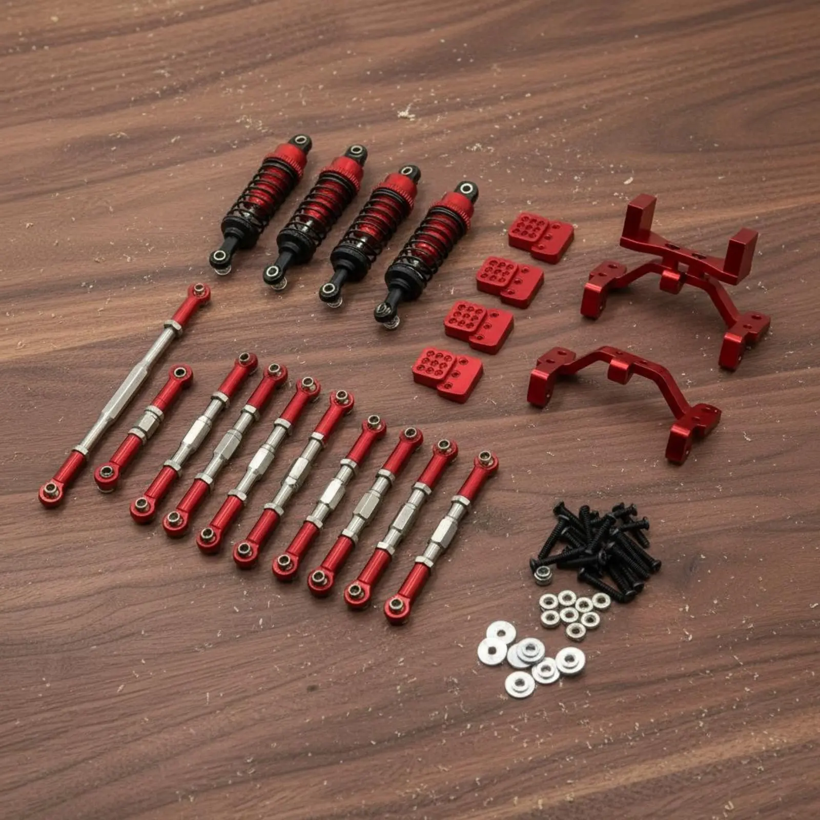 WPL Kit de amortiguadores y varillas metálicas de alto rendimiento - imagen 3
