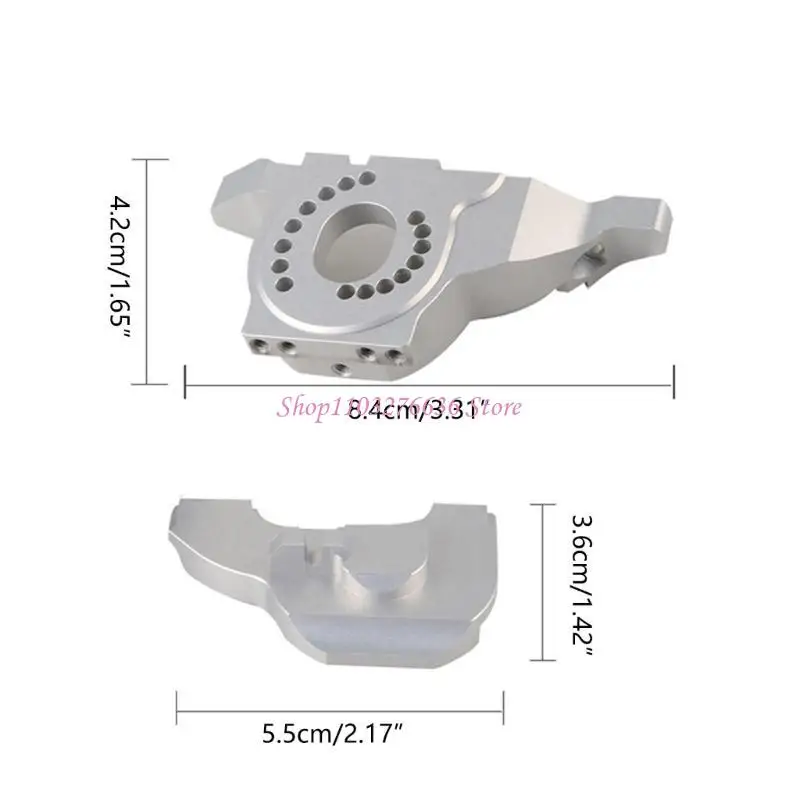 Soporte motor metálico R6FD para base disipadora de aluminio TRX-4 - imagen 3