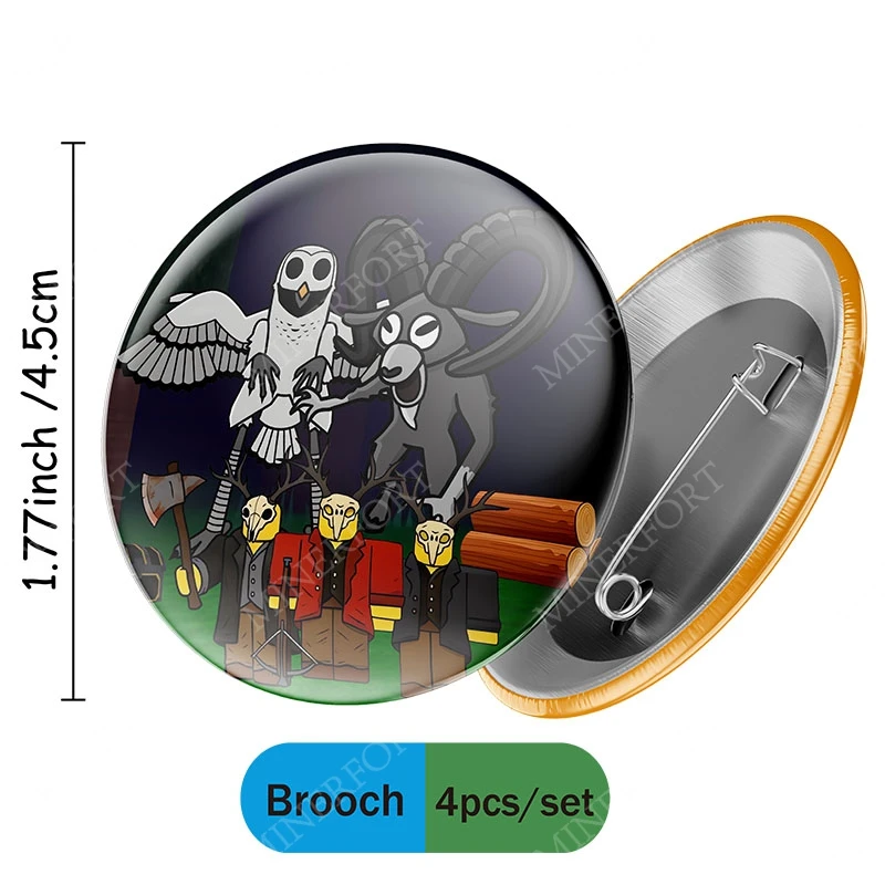 Broches Roblox Noches en el bosque con personaje para Halloween - imagen 2