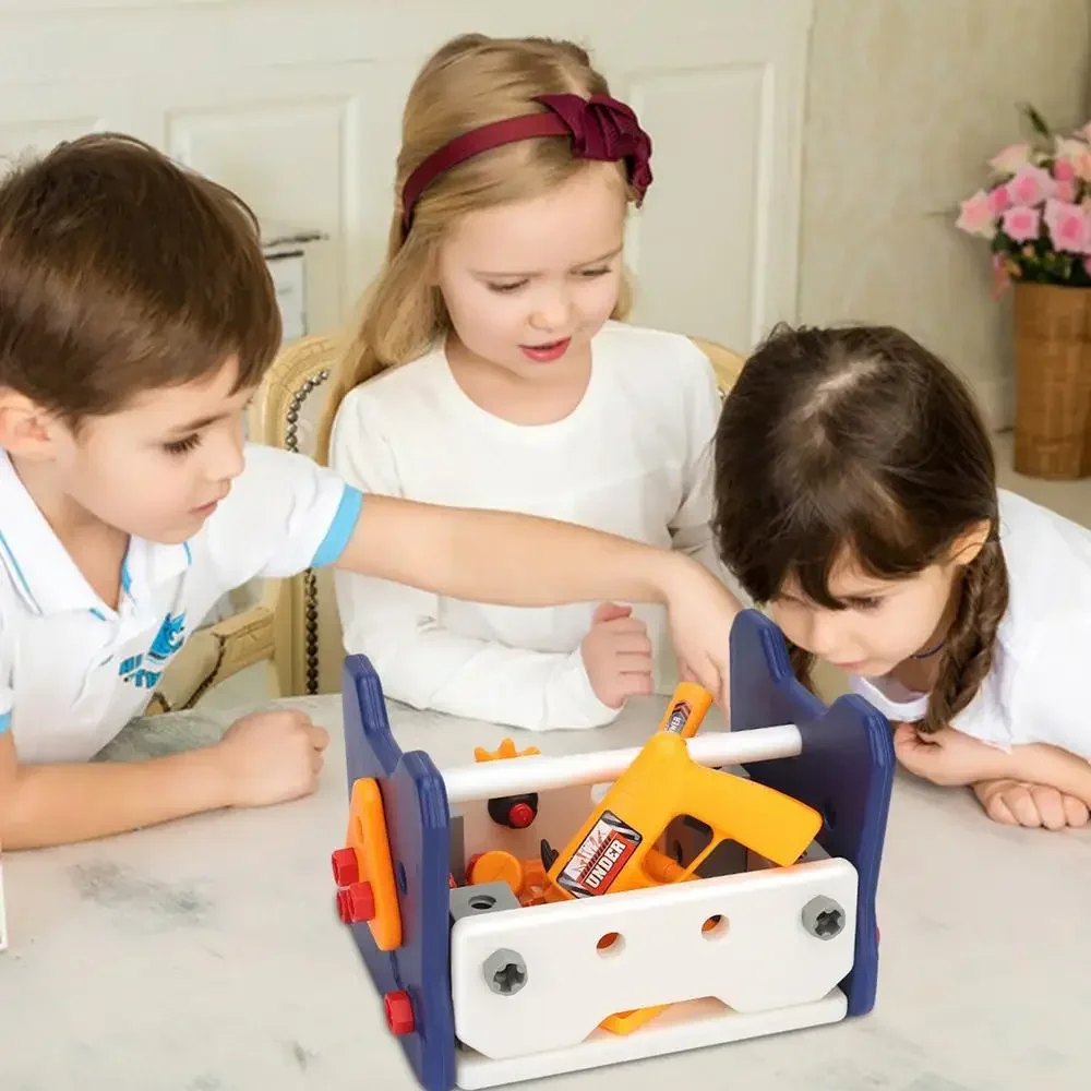Juego de bloques de tornillo con herramientas para niños - imagen 3