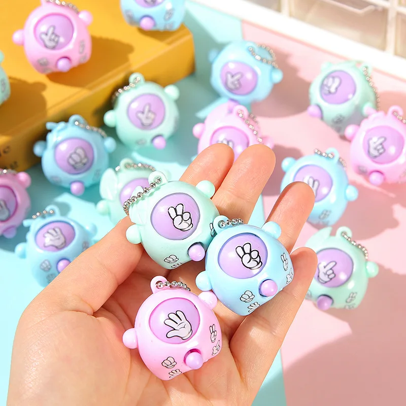 Llavero sensorial Mini Pop Rock-papel-tijeras para niño - imagen 3