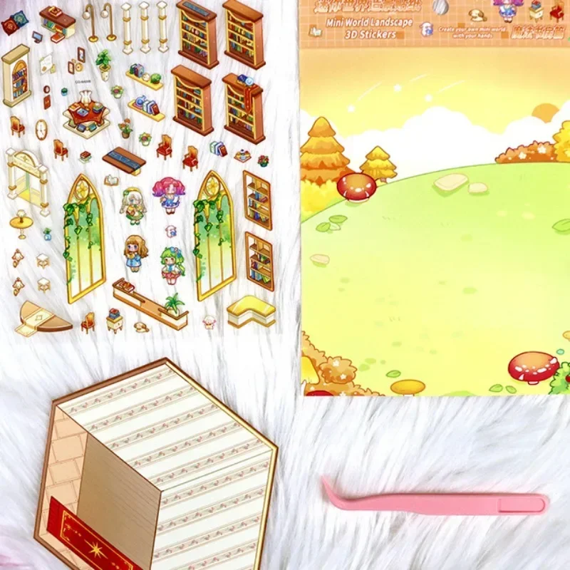 Pegatinas infantiles 3D para manualidades y scrapbooking creativas - imagen 3